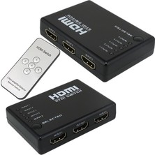 PM-8342 5 Giriş 1 Çıkış HDMI 2.0 4K@60Hz Switcher Toplayıcı Kumandalı