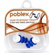 Poblex Uçak ve Seyahat Kulak Tıkacı 1 Çift Kutulu