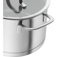 Zwilling 20 cm Derin Tencere Gümüş Renk Çelik Malzeme ile Tekli Tencere 669232000