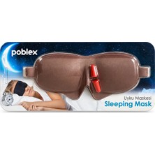 Poblex Uyku Maskesi 3D + Köpük Kulak Tıkacı