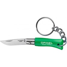 Opinel No 2 Anahtarlıklı Yeşil Çakı 3,4 cm Ergonomik Tasarım ve Paslanmaz Çelik Özellikleri OP-002273