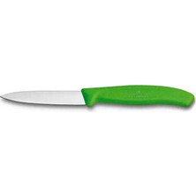 Victorinox 6.7606.L114 8cm Yeşil Düz Soyma Bıçağı