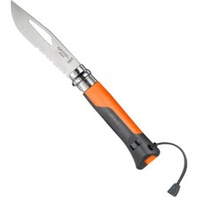 Opinel No 8 Poliamid Saplı Turuncu Outdoor Çakı OP-001577