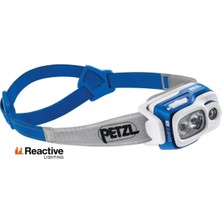Petzl Swift RL Kafa Feneri 900 Lümen Mavi Renkli Suya Dayanıklı Şarjlı LED Teknolojisi E095BA02
