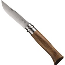 Opinel Inox No 8 Ceviz Saplı Paslanmaz Çelik Çakı OP-002022 Ergonomik Tasarım