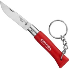 Opinel No 4 Anahtarlıklı Ahşap Saplı Çakı 5,1 cm Keskin Paslanmaz Çelik Bıçaklı Ergonomik Tasarım OP-002055