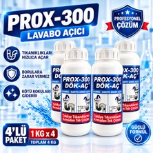 Prox -300 4'lü Dök-Aç Lavabo-Banyo-Wc Gider Açıcı 1kg
