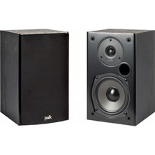 Pollk Polk Audio T15 Çift Raf Tipi Hoparlör 100 W Güç Özellikleri ile Siyah Renk