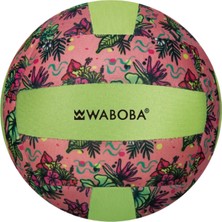 Waboba Artist Plaj Voleybol Topu Çiçek Desenli Deniz ve Bahçe Voleybol Topu 8,5inç 5 Numara