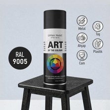 Nzb Siyah Prof. Sprey Boya Metal Ahşap Taş Plastik ve Cam Yüzeylere Uygun Spray Boya 400 ml RAL9005