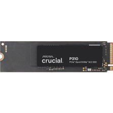 Crucial P310 SSD 2 Tb M.2 2280 Pcıe Gen4 Nvme, 7,100 Mb/s'ye Kadar, Dizüstü Bilgisayar, Masaüstü Bilgisayar ve Taşınabilir Oyun Konsolları, Dahili Sabit Disk Için - CT2000P310SSD801