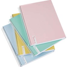 Ancor Emboss A4 Spiralli Kareli Defter 84894