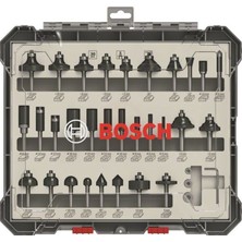 Bosch Pro Karışık Freze Ucu Seti, Şaft 6 Mm, 30 Parça