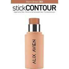 Alix Avien Katmanlanabilir Kremsi Dokulu Nemlendirici E Vitaminli Stick Kontür - Stick Contour 303 Warm Brown