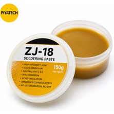 Piyatech Zj-18 Lehim Pastası Gelişmiş Kalite Krem Lehim Kremi 150 gr