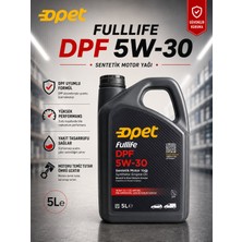 Opet Fulllife Dpf 5W-30 5 L Sentetik Motor Yağı Acea C2/c3 Apı Sn