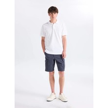 Dockers Mavi Erkek %100 Pamuk Straight Şort A1623-10