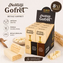 Irass Chocolate Nostalji Gofret Fındık Kremalı Çıtır Gofret 8'li Paket x 35GR - El Yapımı Üretim