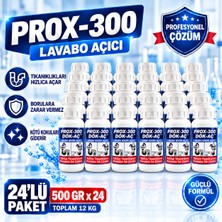 Prox -300 24'lü Lavabo-Banyo-Wc Gider Açıcı 500 gr