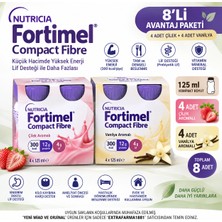  compact fibre avantaj paketi 4 çilek 4vanılya 8x125ml