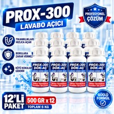 Prox -300 12'li Lavabo-Banyo-Wc Gider Açıcı 500 gr