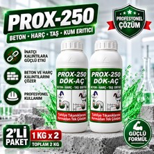 Prox -250 2'li Harç-Taş-Kum-Beton Eritici Lavabo Açıcı 1 kg