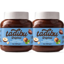 Abdurrahman Tatlıcı Tadıbu Kakaolu Fındık Ezmesi 330 gr x 2 Cam %35 Fındık İçeren Lezzet