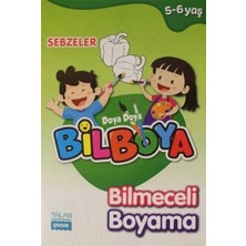 Sebzeler - Doya Doya Bil Boya Bilmeceli Boyama (5-6 Yaş)