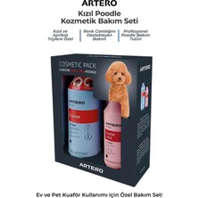 Artero Kızıl Poodle Köpekler Için Renk Arttırıcı Profesyonel Kozmetik Bakım Seti