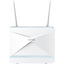 D-Link G416/E Eagle Pro Aı AX1500 4g+ Akıllı Router (300 Mbps'ye Kadar 4g+ Lte Cat 6 Indirme, Wi-Fi 6, Aı Wi-Fi/trafik Optimize Edici, Gigabit Bağlantı Noktaları, Wpa3, Wi-Fi Mesh Desteği, Simlock Olm