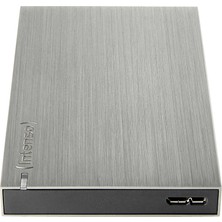Intenso Memory Board 2,5" Harici Sabit Sürücü 1 Tb - USB 3.2 Gen 1 Harici Hdd, Alüminyum Muhafaza, 85 Mb/s Okuma, 75 Mb/s Yazma, LED Durum Göstergesi, Windows ve Mac ile Uyumlu, Gümüş