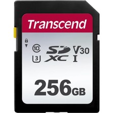 Transcend 256 GB SDC300S Sd Uhs-I Sdxc Hafıza Kartı, 100 Mb/s, U3, V30, C10