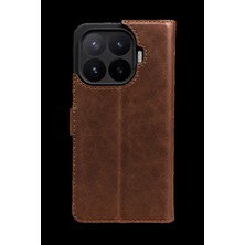Drop Tedarik Xiaomi Mi 17T Pro Trend S Plus Kapaklı Kılıf - Taba