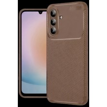 Drop Tedarik Samsung Galaxy A27 5g Auto Focus Karbon Kapak - Kahverengi