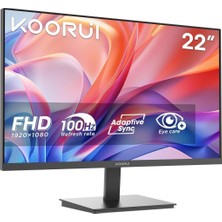 Koorui 22N1 21.5" 6 Ms Full Hd 75 Hz Monitör Outlet