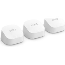 Eero Amazon Eero 6+ Mesh Wifi Router | 1 Gb/sn Ethernet | 420 M²'ye Kadar Kapsama Alanı | 75'ten Fazla Cihaza Bağlanır | Üçlü Paket | 2022