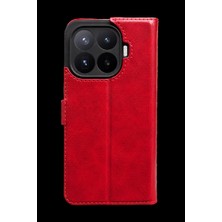 Drop Tedarik Xiaomi Mi 17T Pro Trend S Plus Kapaklı Kılıf - Kırmızı