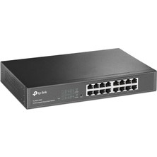 Tp-Link Jetstream TL-SG1016DE - Anahtar - Yönetimli - 16 x 10/100/1000 - Rafa Monte Edilebilir