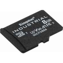 Kingston Endüstriyel Microsd - 8 GB Microsdhc Endüstriyel C10 A1 Pslc Kart Adaptörsüz Tekli Paket - Sdcıt2/8gbsp