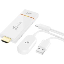 J5CREATE Screencast 4K Kablosuz HDMI Ekran Alıcısı/alıcısı