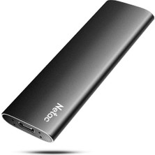Netac SSD Harici 500 GB USB 3.2 Gen 2, Dizüstü Bilgisayar Için Harici Sabit Sürücü Ssd, Tv Kayıtları, Mac, Ps4, Ps5, Xbox, Android Cep Telefonu, SSD (Usb C Alüminyum)