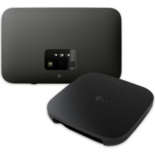 Deutsche Telekom Telekom Speedport Smart 4 R2 Router ve Fiber Optik Modem 2b, Set Halinde I 5.600 Mbit/s'ye Varan Süper Hızlı Gigabit Wlan Için, Ağ Teknolojisi I Güvenli, Istikrarlı, Basit - Akış, Oyu