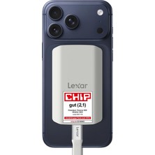 Lexar Es5 Taşınabilir SSD 2 Tb, USB 3.2 GEN2X2, 2.000 Mb/s'ye Kadar Okuma ve Yazma, IP65 Koruması, Magsafe Telefon Ssd, Apple Prores 4K (Iphone 15/16), Galaxy S25 8k'yı Destekler, Sıvı Silikon Kılıf