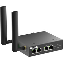 D-Link DWM-314-TP 4g Çoklu Bağlantı Poe Modem Routersi | Endüstriyel Lte Cat.4, Çift Poe+ Bağlantı Noktası, 4 Bağlantı Noktalı Ethernet Anahtarı, Vpn Güvenliği, Sıcaklık ve Nem Toleransı, Dın Rayına M