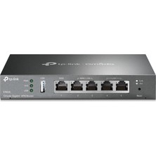 Tp-Link ER605 Omada Gigabit Vpn Router, 3 Adede Kadar Ethernet Wan Bağlantı Noktası, USB Üzerinden Mobil Ağ Bağlantısı, Ipsec/ssl Protokolleri Üzerinden IPSEC/PPTP/L2TP Vpn