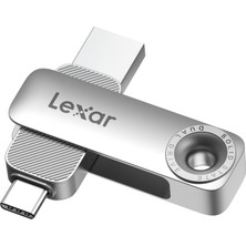 Lexar D50E 256 GB USB Flash Sürücü, Çift Sürücü, 400 Mb/s'ye Kadar, Usb-C/a