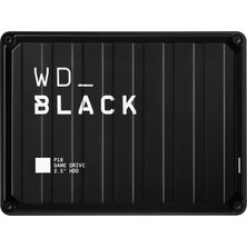 Western Digital Wd_black P10 Game Drive 4 Tb Harici Sabit Sürücü (Konsol ve Pc Için Mobil ve Sağlam, Yüksek Performanslı Sabit Sürücü, 125'E Kadar Oyun Depolayabilir) Siyah