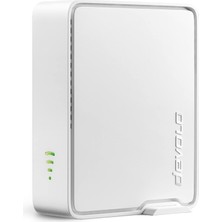 Devolo Wifi 6 Repeater 5400, Wifi Repeater, 5.400 Mbit/s'ye Kadar, Mesh Wifi Amplifikatörü, Access Point, Wifi Genişletici, 2x Gigabit Lan Bağlantısı, Beyaz