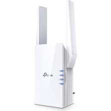 Tp-Link RE605X Çift Bantlı Gigabit Wlan Repeater (5ghz'de 1200MBIT S ve 2,4ghz'de 574MBIT S, Onemesh, Akıllı Sinyal Ekranı, Ap Modu, Tether Uygulaması) Beyaz Wifi 6 AX1800 Mesh
