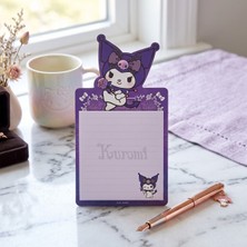 Bakgelal Sanrio Kuromi Mıknatıslı Not Defteri – Buzdolabı Magnetli Alışveriş ve Hatırlatma Notluğu